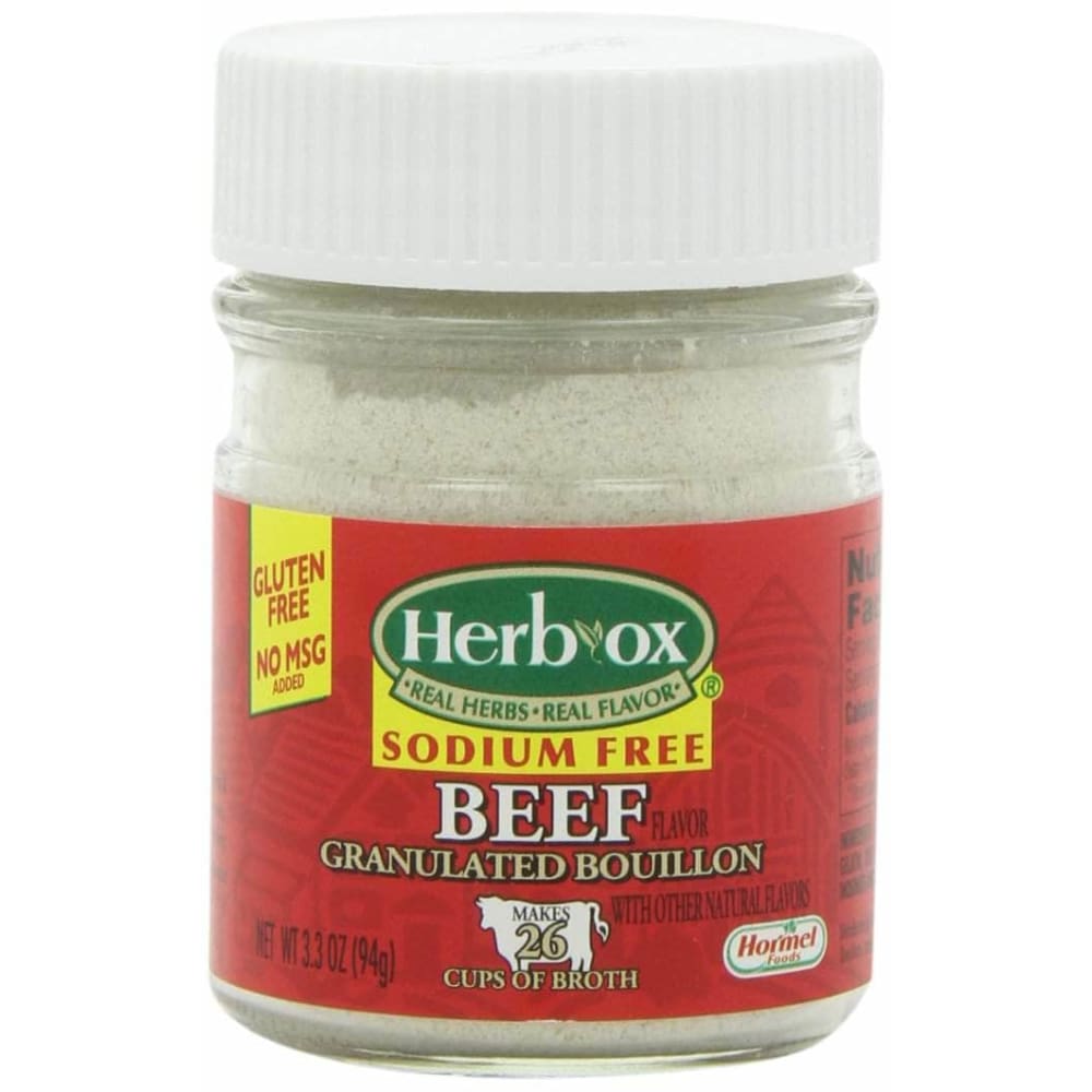 HERB OX Grocery > Cooking & Baking > Seasonings HERB OX Sodium Free Granulated Beef Bouillon, 3.3 oz