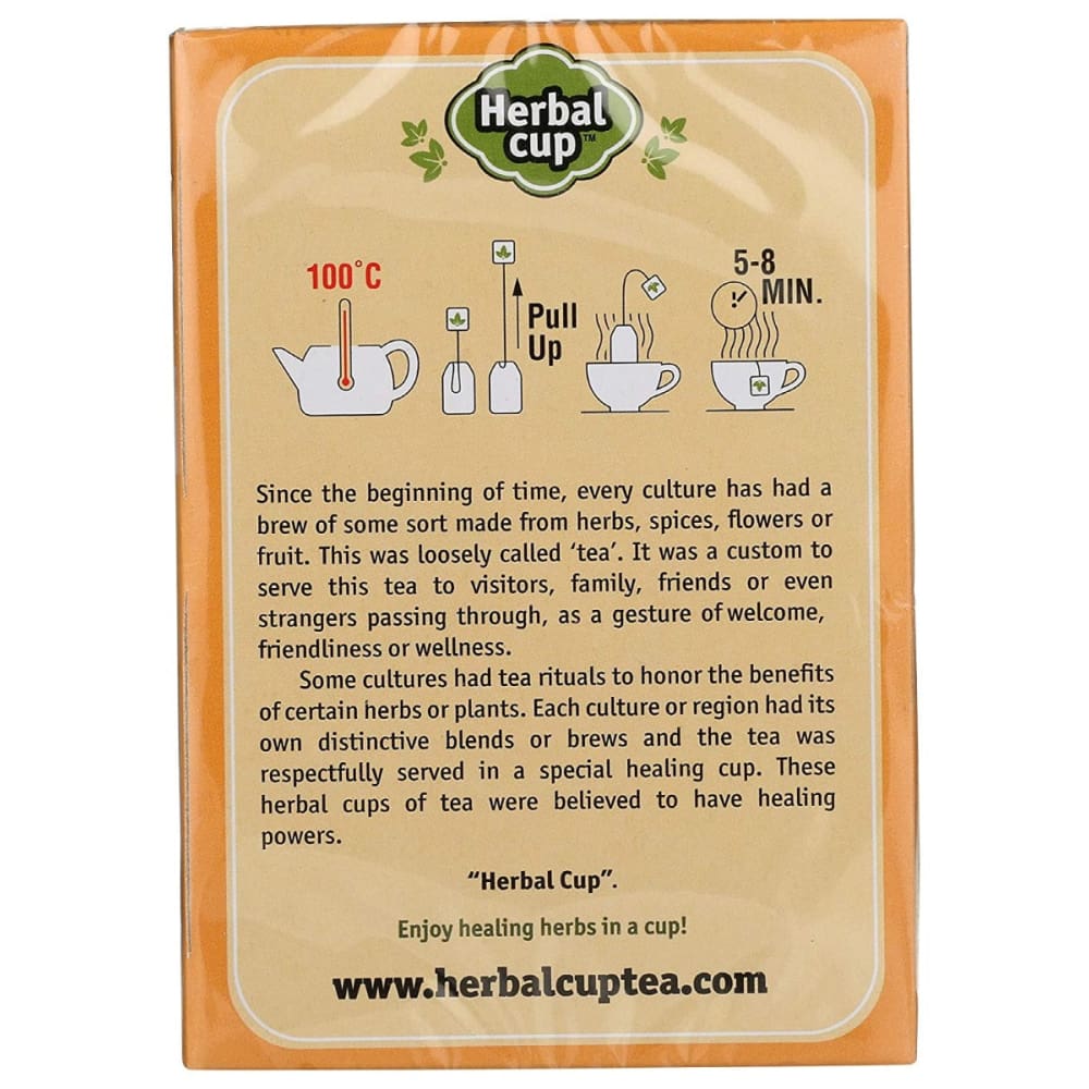 HERBAL CUP: Turmeric Ginger Black Pepper Tea 16 bg - Grocery > Beverages > Coffee Tea & Hot Cocoa - HERBAL CUP