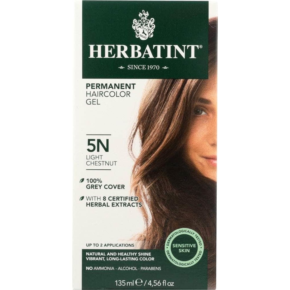 HERBATINT HERBATINT Permanent Herbal Haircolor Gel 5N Light Chestnut, 4.56 Oz