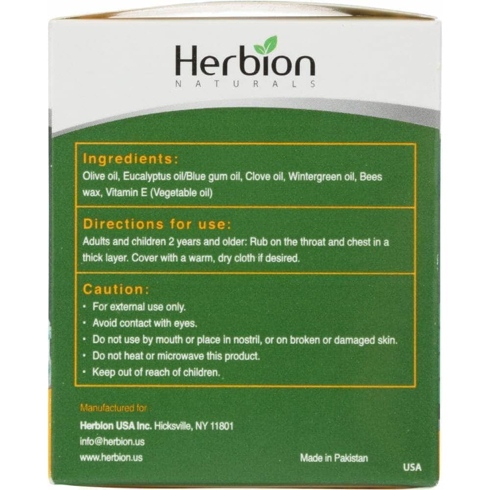 Herbion Naturals Herbion Naturals Chest Rub, 3.53 oz