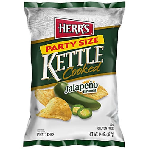 Herr’s Jalapeno Kettle Chips 14 oz. - Home/Seasonal/Cinco de Mayo/ - Herr’s