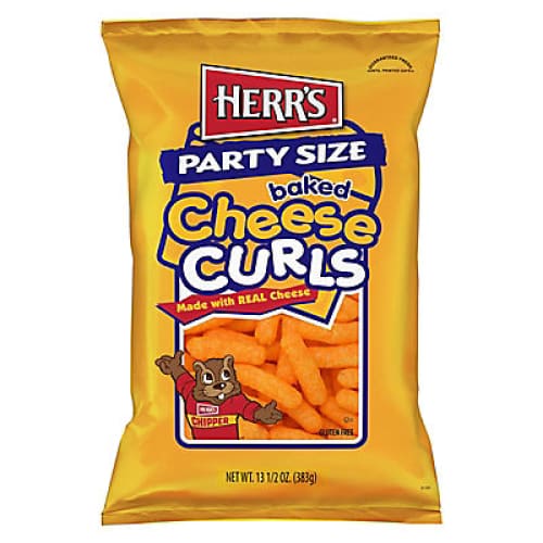 Herr’s Party Size Cheese Curls 13.5 oz. - Home/Promotions/Buy More Save More/Save on Chips/ - Herr’s