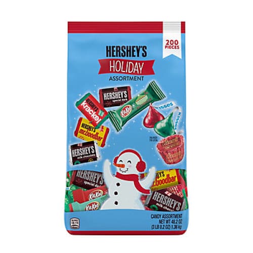 Hershey’s Assorted Milk and Dark Chocolate Candy Bag 200 ct. - Home/Grocery/Candy/Chocolate/ - Hershey’s