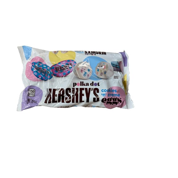 HERSHEY'S HERSHEY'S Cookies 'n' Creme Polka Dot Eggs Candy, Easter, 8.5 oz.