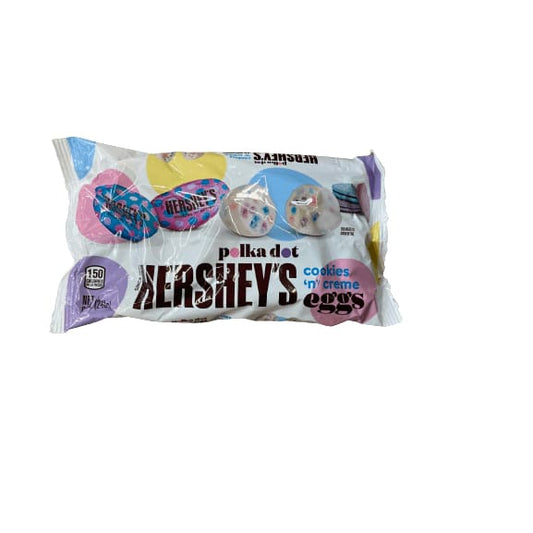 HERSHEY'S HERSHEY'S Cookies 'n' Creme Polka Dot Eggs Candy, Easter, 8.5 oz.
