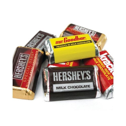 Hershey’s Hershey’s Miniature Bars 25lb - Candy/Chocolate Coated - Hershey’s