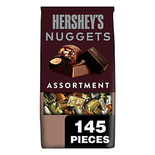 Hershey’s Nuggets Snack Size Milk & Dark Chocolate Candy Bars 145 pk./52 oz. - Home/Seasonal/Holiday/Holiday Candy & Gift Baskets/ -