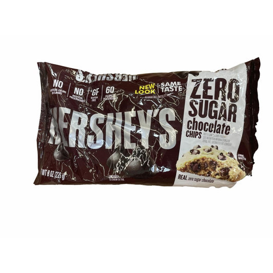 Hershey's HERSHEY'S Sugar Free Chocolate Baking Chips, Gluten Free, 8 oz, Bag
