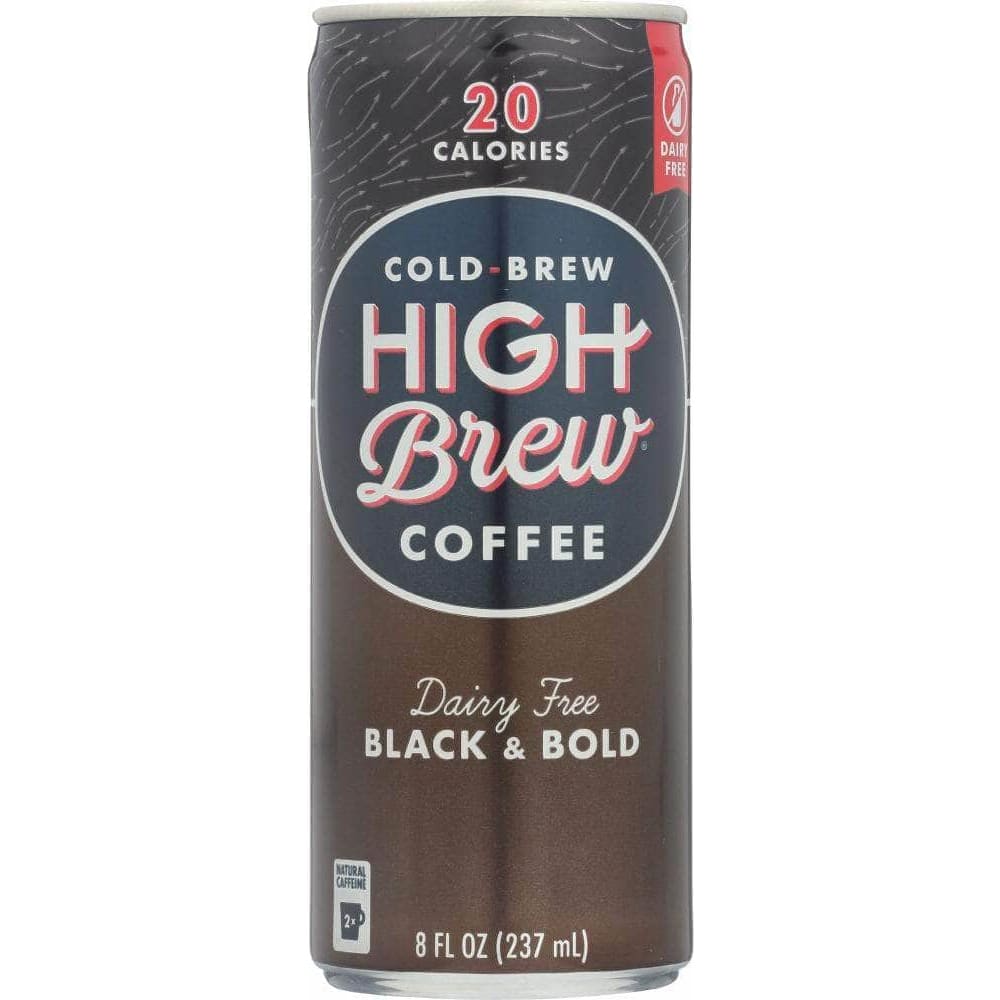 High Brew Coffee High Brew Coffee Dairy Free Black & Bold, 8 oz