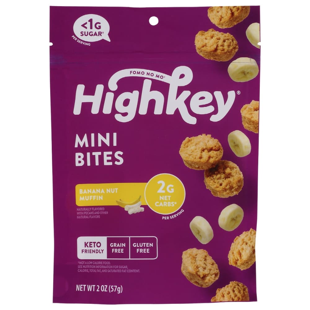 HIGH KEY SNACKS: Cookies Banana Nut Keto 2 oz - Grocery > Snacks > Cookies > Cookies - High Key Snacks