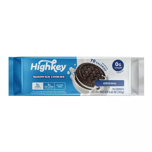 HIGH KEY SNACKS: Original Sandwich Cookies 4.27 oz (Pack of 5) - Grocery > Snacks > Cookies - HIGH KEY SNACKS