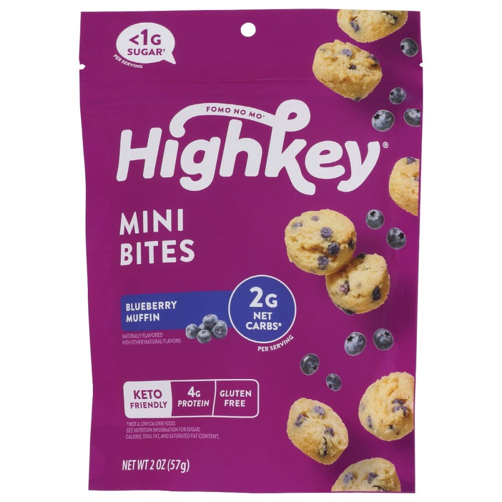 HIGH KEY SNACKS: Soft Baked Mini Treats Blueberry Muffin 2 oz - Grocery > Snacks > Cookies - HIGH KEY SNACKS