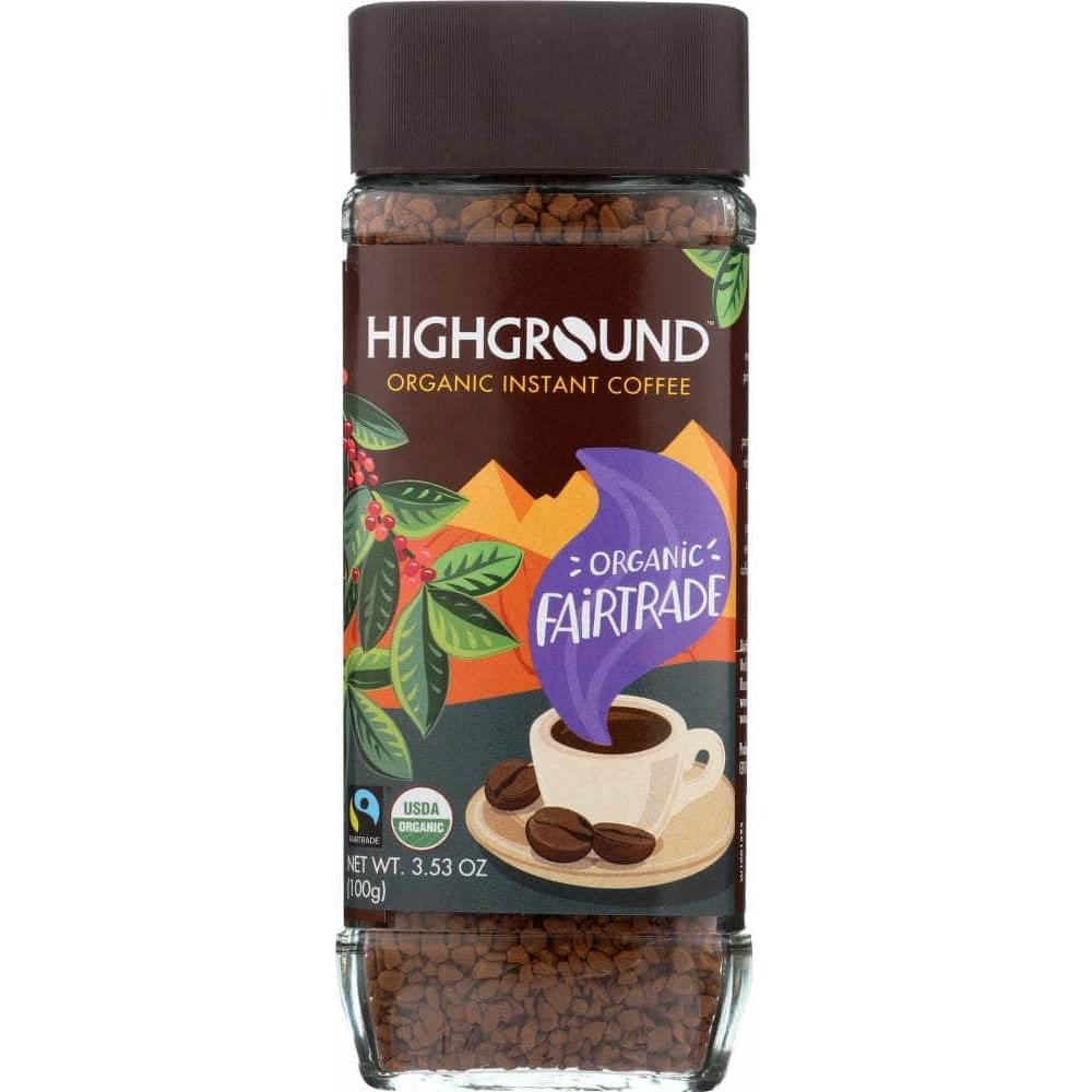 Highground Highground Coffee Instant Regular Organic, 3.53 oz