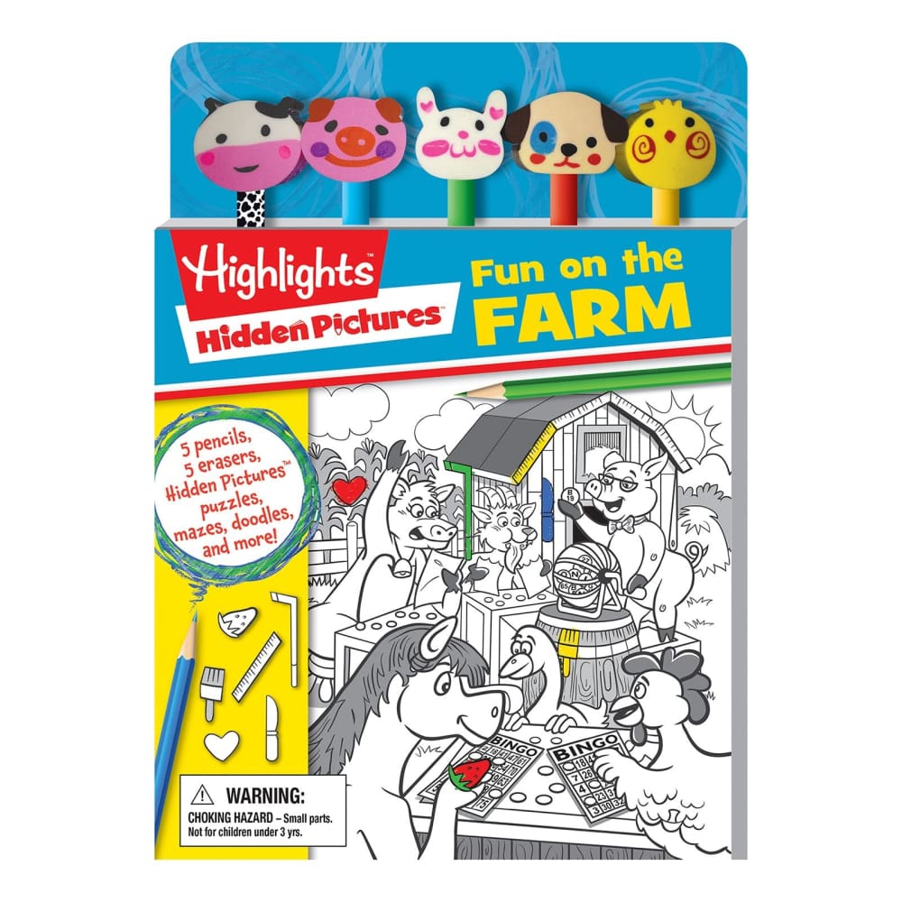 Highlights: Hidden Pictures: Fun on the Farm - Home/Office/Books/ - Unbranded