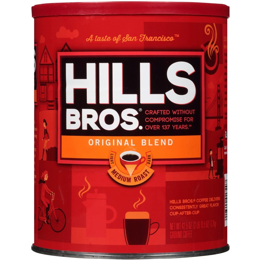 Hills Bros. Original Blend Ground Coffee (42.5 oz.) - Coffee Tea & Cocoa - Hills Bros.