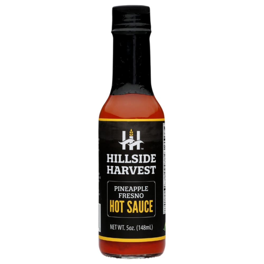 HILLSIDE HARVEST: Pineapple Fresno Hot Sauce 5 fo (Pack of 4) - Grocery > Pantry > Condiments - HILLSIDE HARVEST