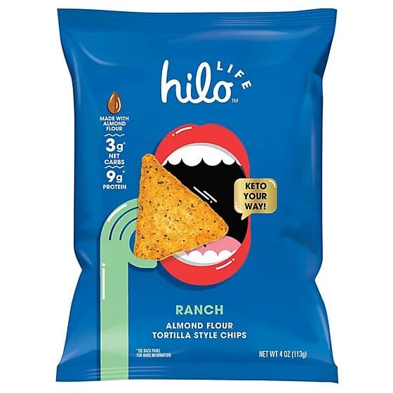 HILO LIFE SNACKS: Ranch Tortilla Chips 4 oz (Pack of 4) - HILO LIFE SNACKS