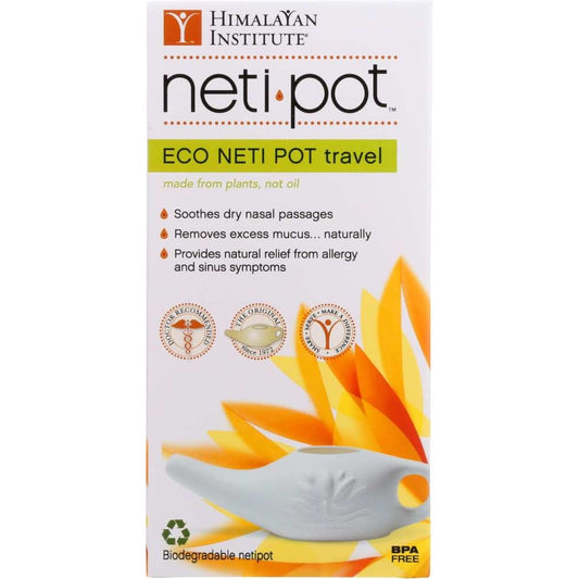 HIMALAYAN CHANDRA: Eco Neti Pot 1 ea (Pack of 3) - Health > Natural Remedies > Nasal Care - HIMALAYAN CHANDRA