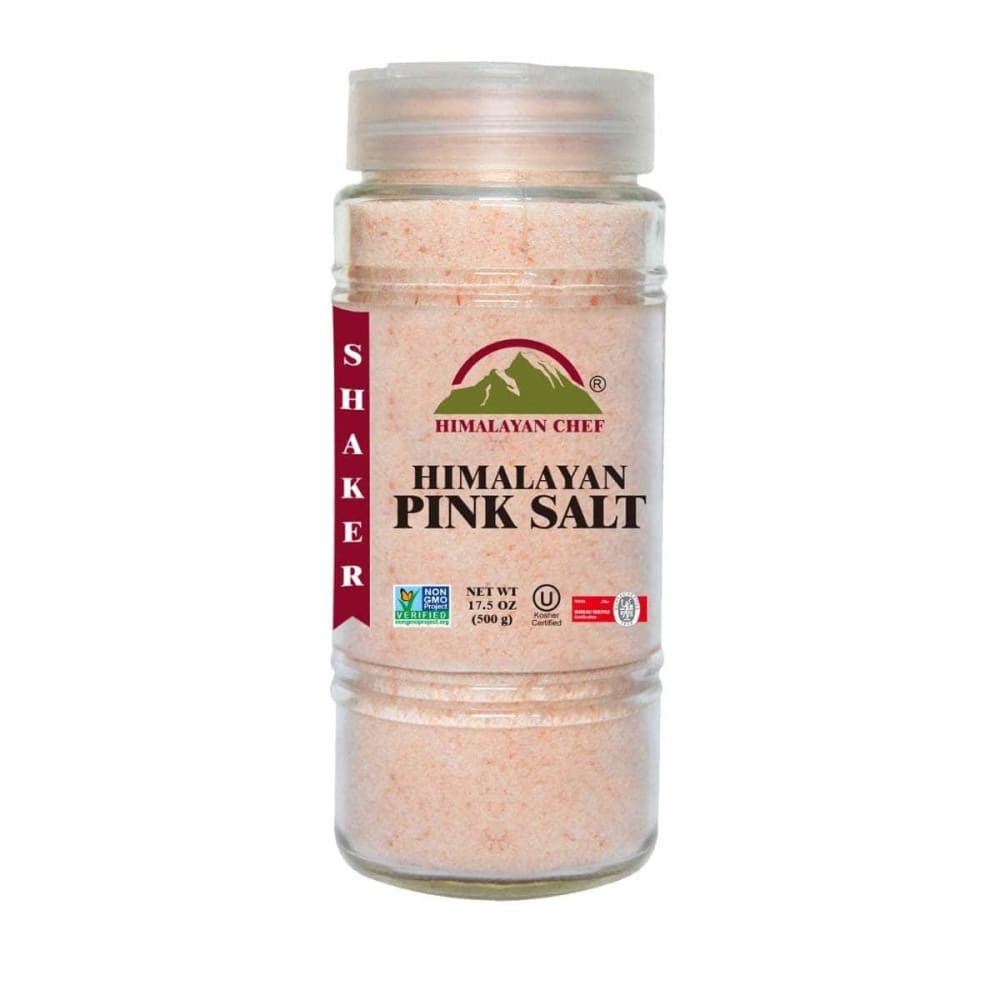 HIMALAYAN CHEF HIMALAYAN CHEF Salt Glass Jar Fine, 17.5 oz