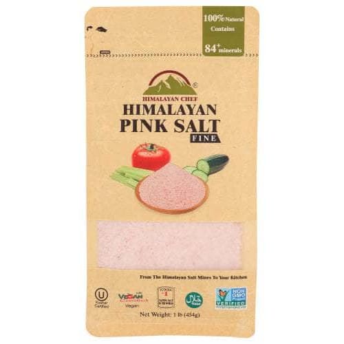 HIMALAYAN CHEF HIMALAYAN CHEF Salt Himalyn Pnk Fine Zip, 16 oz