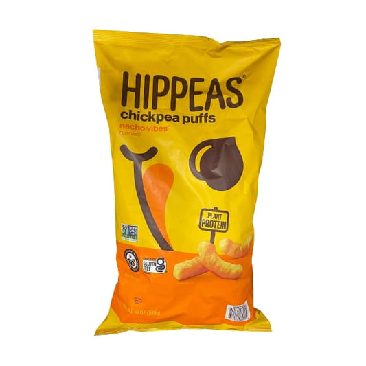 Hippeas Chickpea Vegan Nacho Puffs 18 oz. - Hippeas