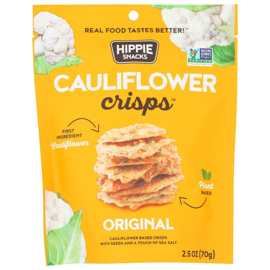 HIPPIE SNACKS: Cauliflower Crisps Original 2.5 oz (Pack of 5) - MONTHLY SPECIALS - HIPPIE SNACKS