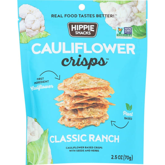 HIPPIE SNACKS: Crisp Cauliflower Ranch 2.5 oz (Pack of 5) - MONTHLY SPECIALS - HIPPIE SNACKS