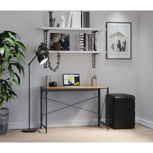 Hirsh 20 Deep 2-Drawer Mobile Pedestal File Cabinet With Seat Cushion Black - File Cabinets - ShelHealth