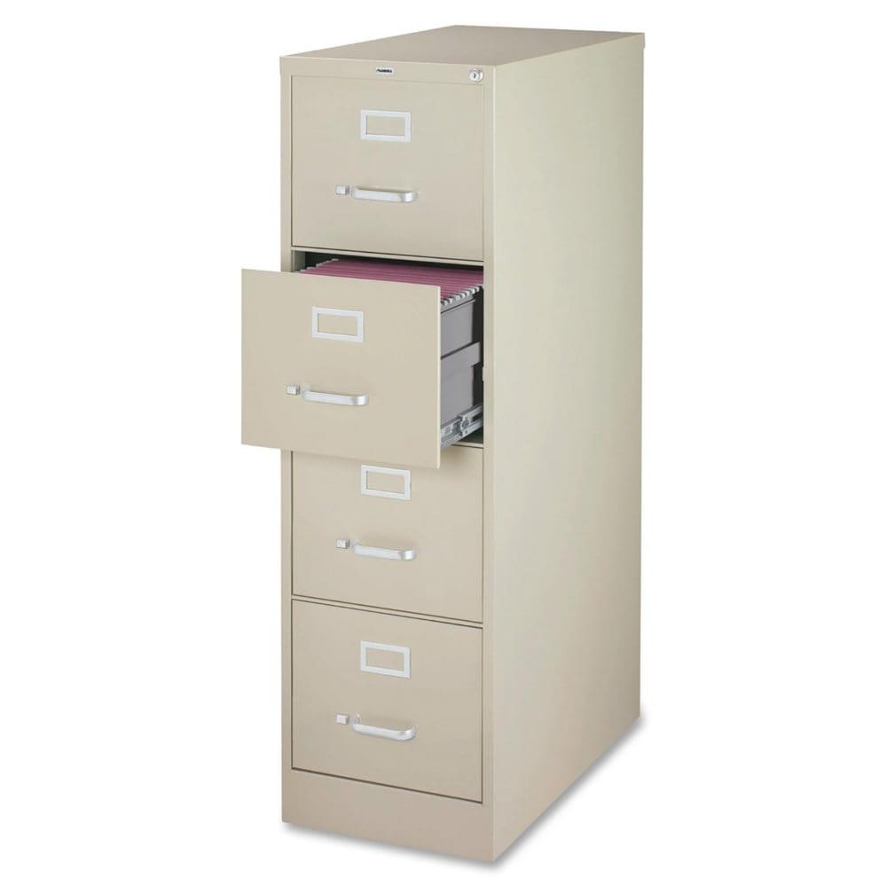 Hirsh 4-Drawer 18 x 26Â½â€ Vertical File Cabinet Select Color - File Cabinets - Hirsh