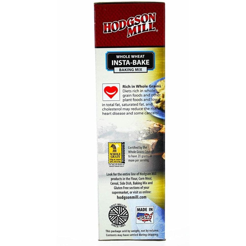 HODGSON MILL Categories > Food, Groceries > Pancake &amp; Waffle Mix HODGSON MILL: Insta-Bake Whole Wheat Variety Baking Mix with Buttermilk, 32 oz