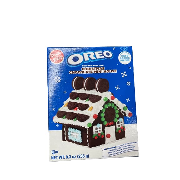 Holiday Oreo Chocolate Mini House Kit Create A Treat Cookie Kit 8.3 oz - Oreo