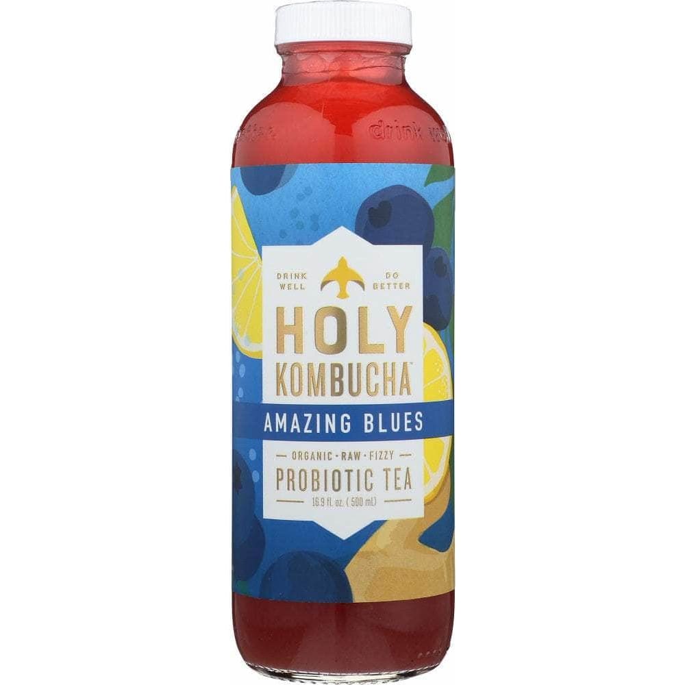 Holy Kombucha Holy Kombucha Amazing Blues Probiotic Tea, 16.9 oz