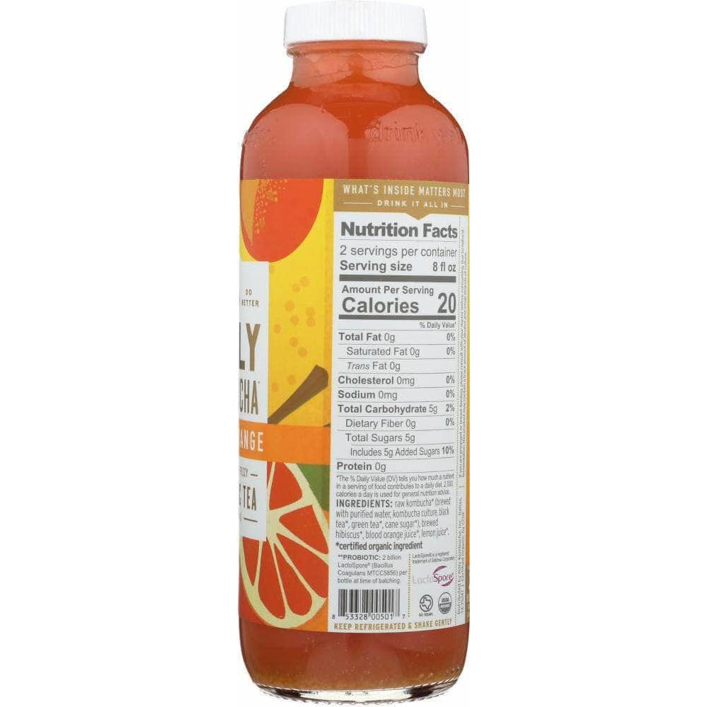 Holy Kombucha Holy Kombucha Blood Orange Probiotic Tea, 16.9 oz