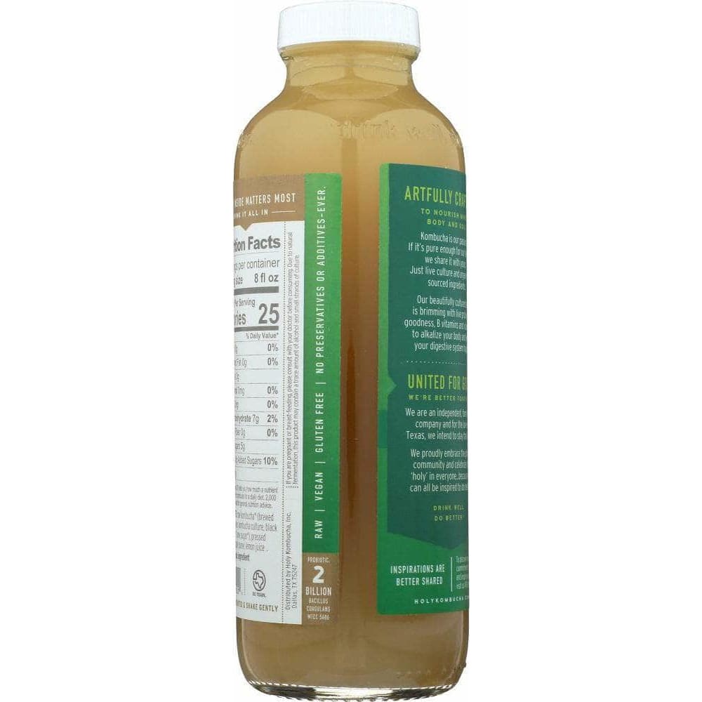 Holy Kombucha Holy Kombucha Green Apple Ginger Probiotic Tea, 16.9 oz