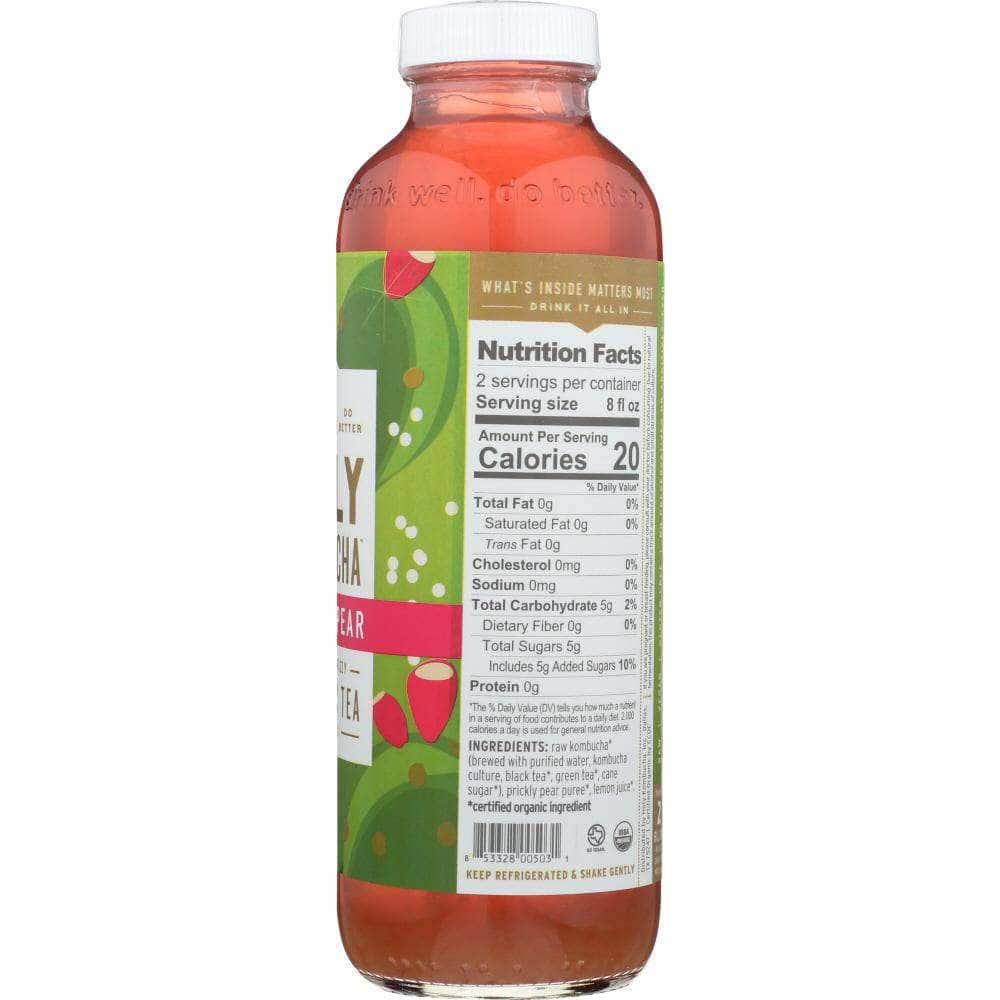 Holy Kombucha Holy Kombucha Prickly Pear Probiotic Tea, 16.9 oz