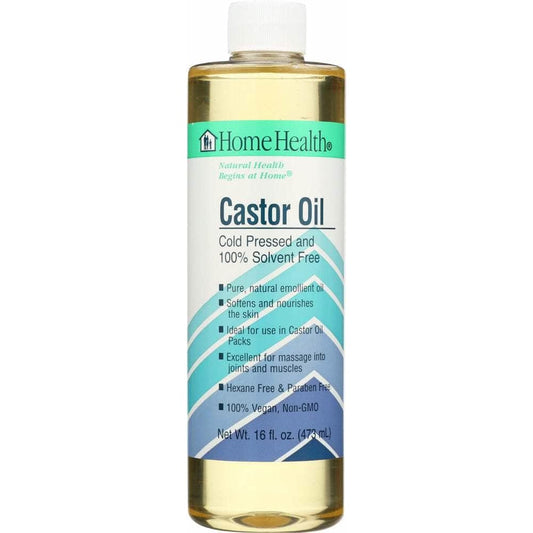 HOME HEALTH Home Health Castor Oil Cold Pressed And Cold Processed, 16 Oz