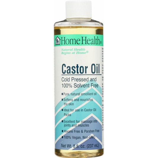 HOME HEALTH Home Health Castor Oil Cold Pressed & Cold Processed, 8 Oz