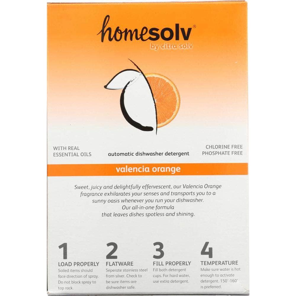 Homesolv Homesolv Citradish Automatic Dishwasher Detergent Valencia Orange, 45 oz