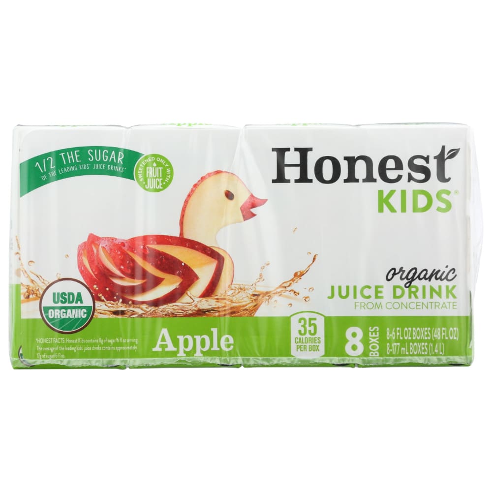 HONEST KIDS: Apple Juice 8Pk 48 fo (Pack of 5) - Beverages > Juices - HONEST KIDS