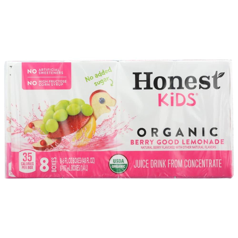 HONEST KIDS: Berry Good Lemonade Juice 8Pk 48 fo (Pack of 5) - Beverages > Juices - HONEST KIDS