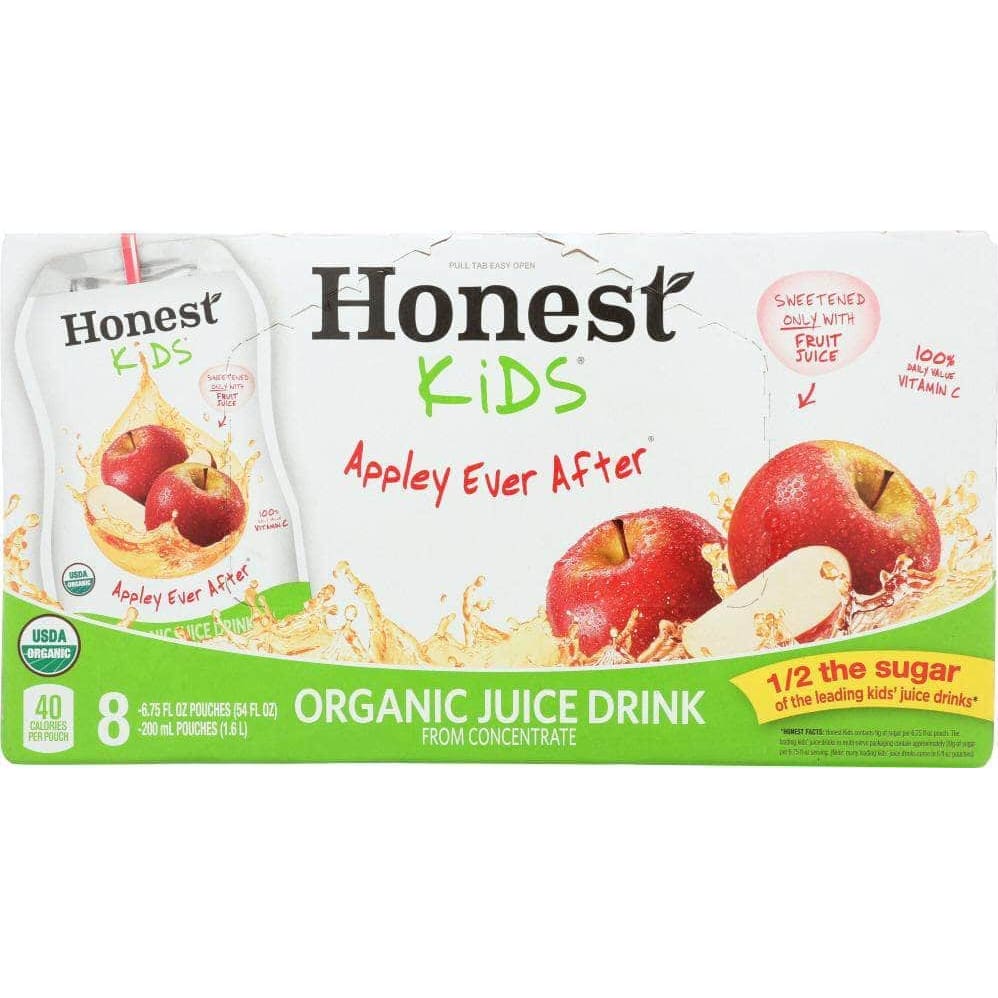 Honest Tea Honest Kids Organic Juice Drink Appley Ever After 8 Count, 54 Oz