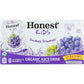 Honest Tea Honest Kids Organic Juice Drink Goodness Grapeness, Gluten Free, Non GMO, 8 Count, 54 Oz