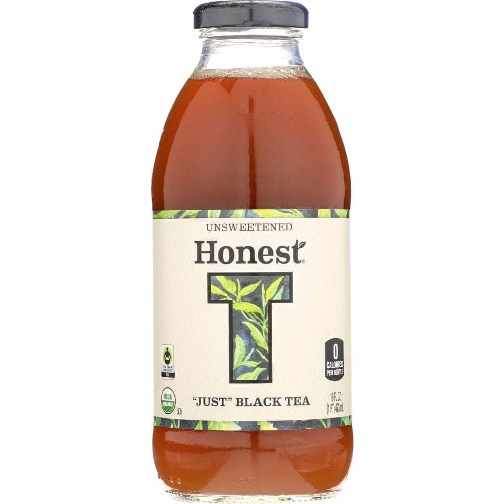 Honest Tea Honest Tea Organic Unsweetened Just Black Tea, 16 oz