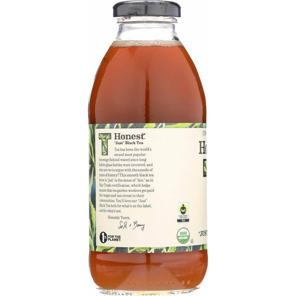 Honest Tea Honest Tea Organic Unsweetened Just Black Tea, 16 oz
