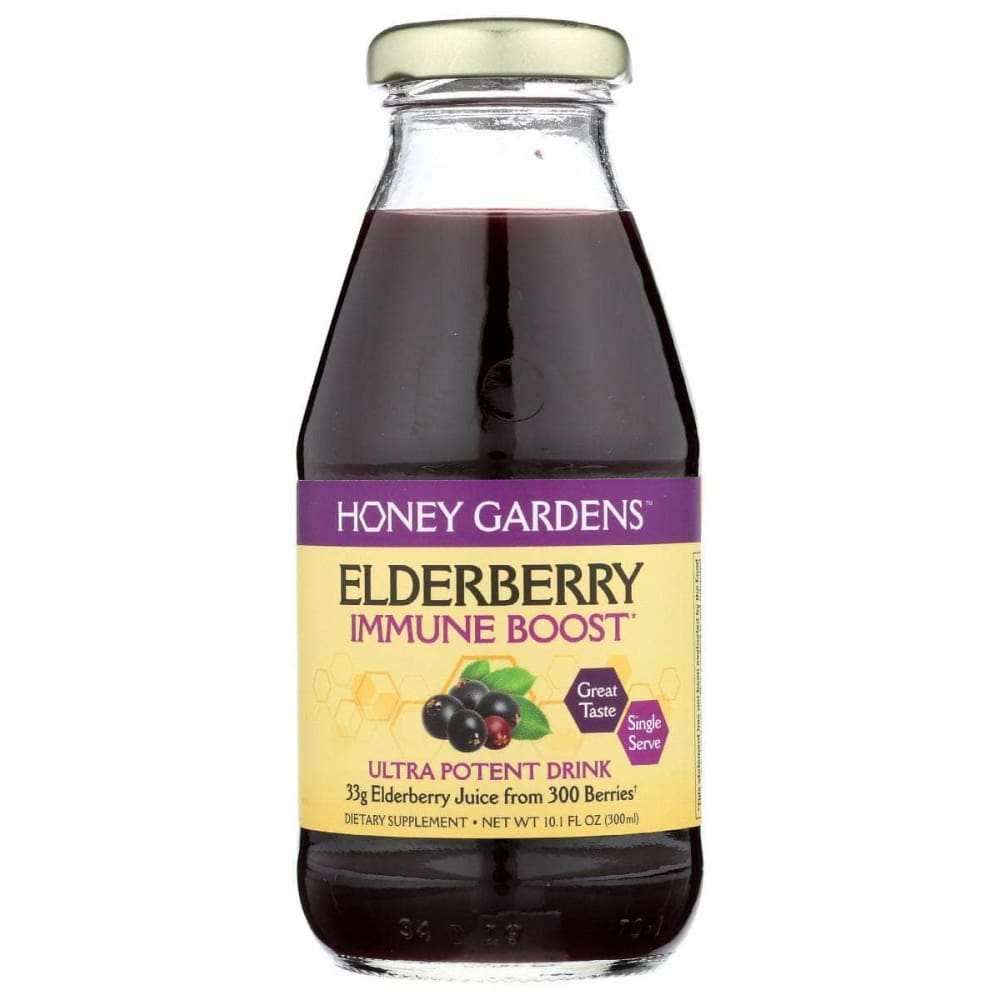 HONEY GARDEN Grocery > Beverages > Energy Drinks HONEY GARDEN Elderberry Immune Boost, 10.1 fo