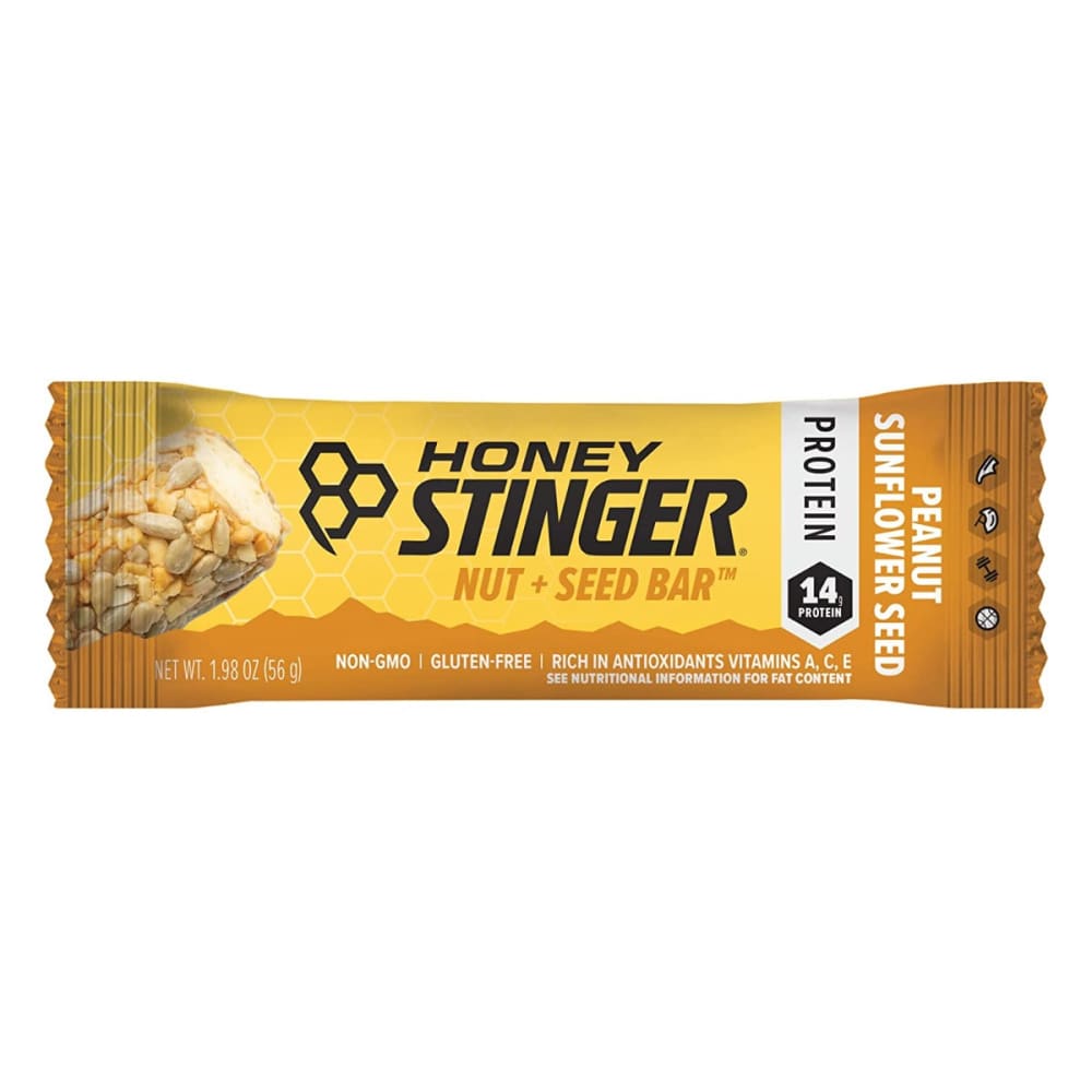 HONEY STINGER: Peanut Sunflower Seed Bar 1.98 oz (Pack of 5) - Grocery > Beverages > Coffee Tea & Hot Cocoa - HONEY STINGER