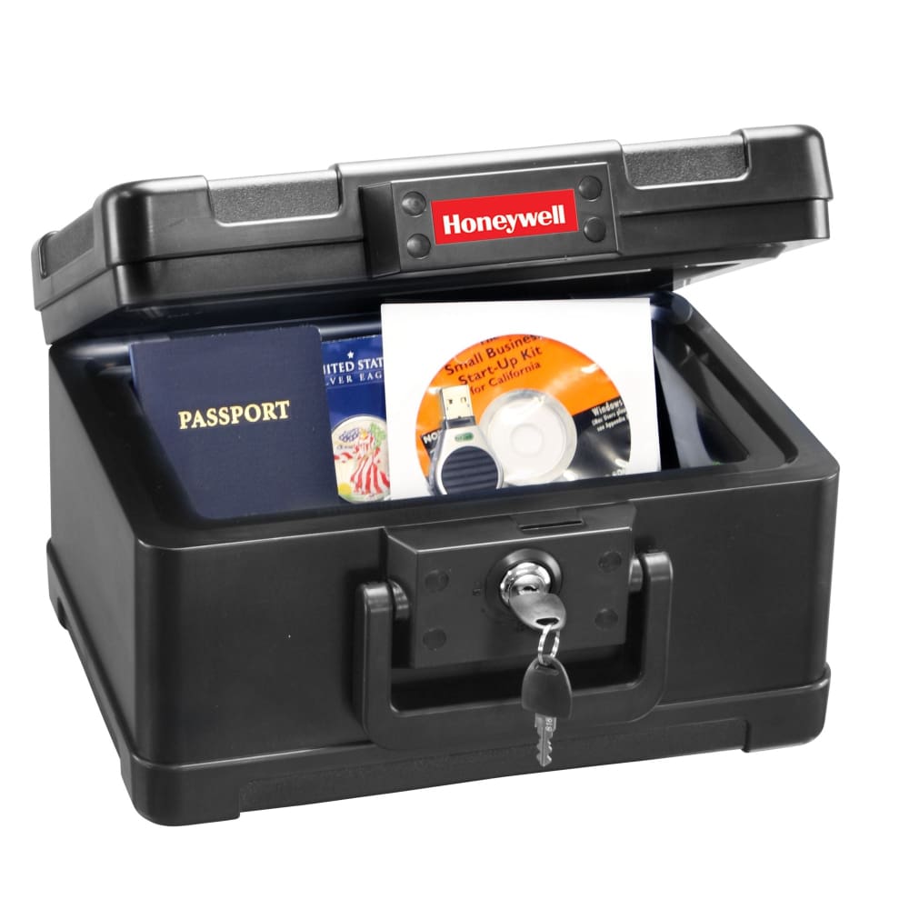 Honeywell 0.15-Cu.-Ft. Water-Resistant Fire Chest - Home/Furniture/Office Furniture/Safes/ - Unbranded
