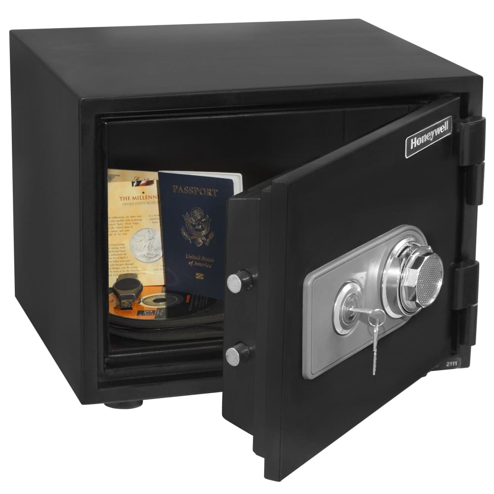 Honeywell 0.52-Cu.-Ft. Fire and Security Safe with Combination Dial/Key Lock - Honeywell