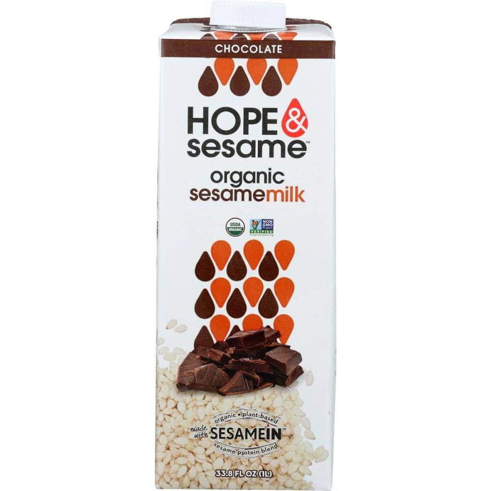 HOPE AND SESAME Grocery > Beverages > Milk & Milk Substitutes HOPE AND SESAME: Milk Ssame Choc Org, 33.8 fo