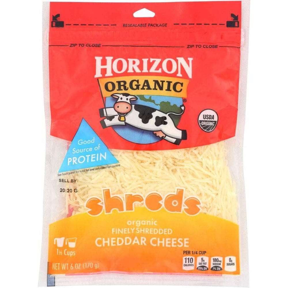 Horizon Organic Horizon Organic Finely Shredded Cheddar Cheese, 6 oz